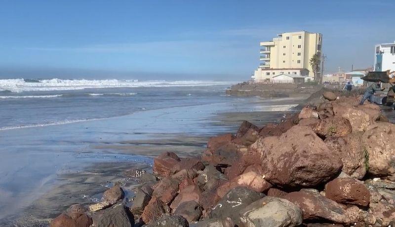 Pide Gobierno De Rosarito Extremar Precauciones Por Alto Oleaje