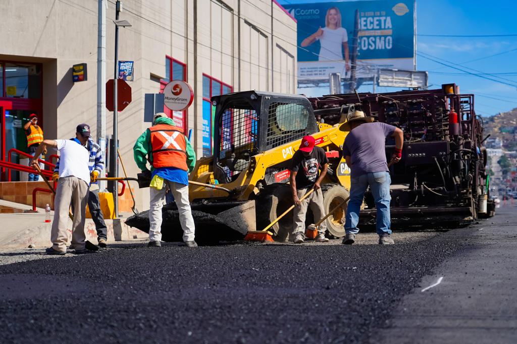 Rehabilitación de calzada Cortez lleva avance del 75 Armando Ayala