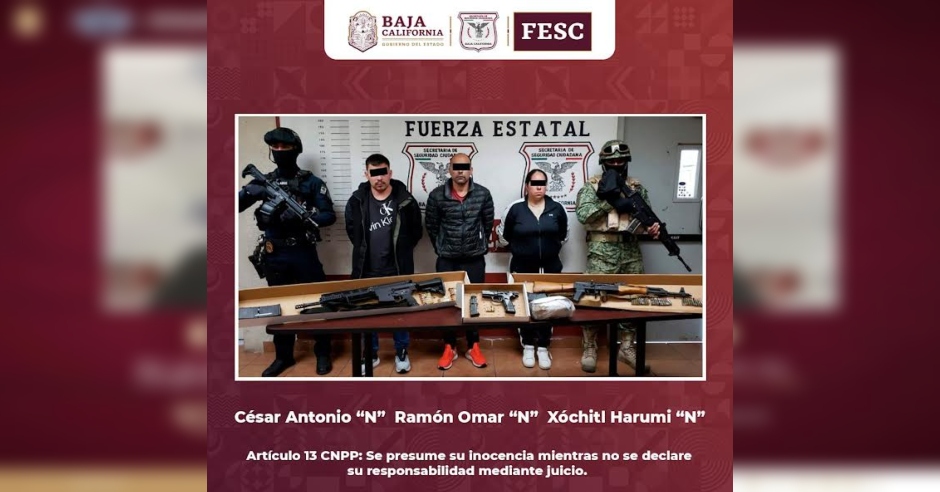 Detienen FESC Y SEDENA A Tres Tras Operativo En Valle De Mexicali Les