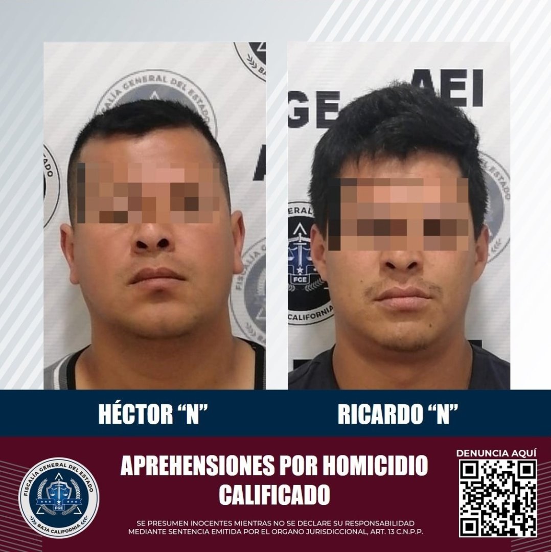 Fge Aprehende A Dos Hermanos Acusados De Homicidio Calificado