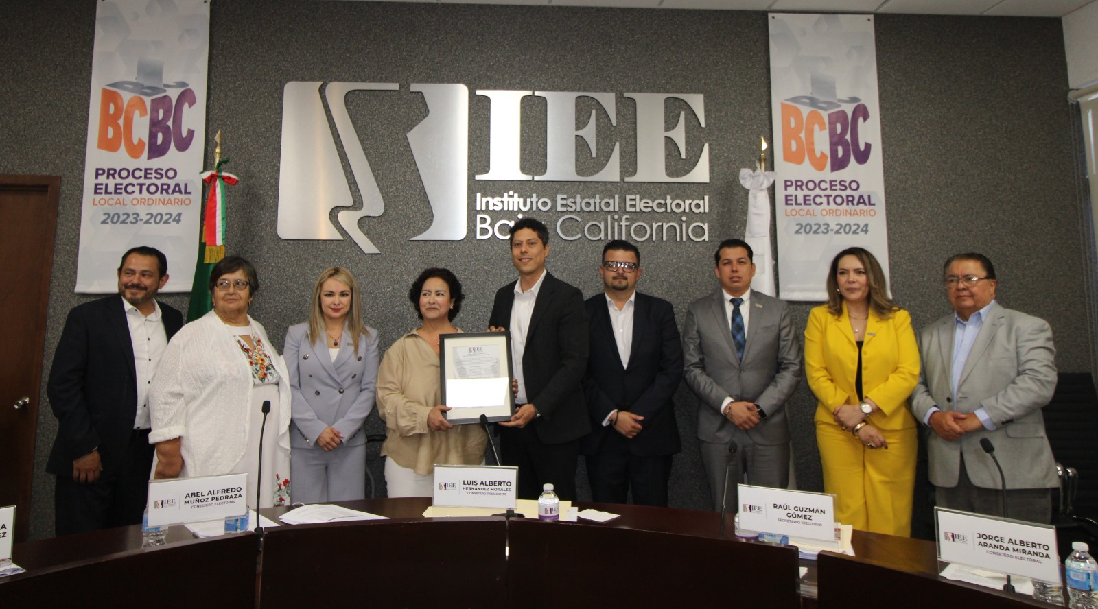 Entrega Ieebc Constancias De Mayor A A Planillas Electas Para Los