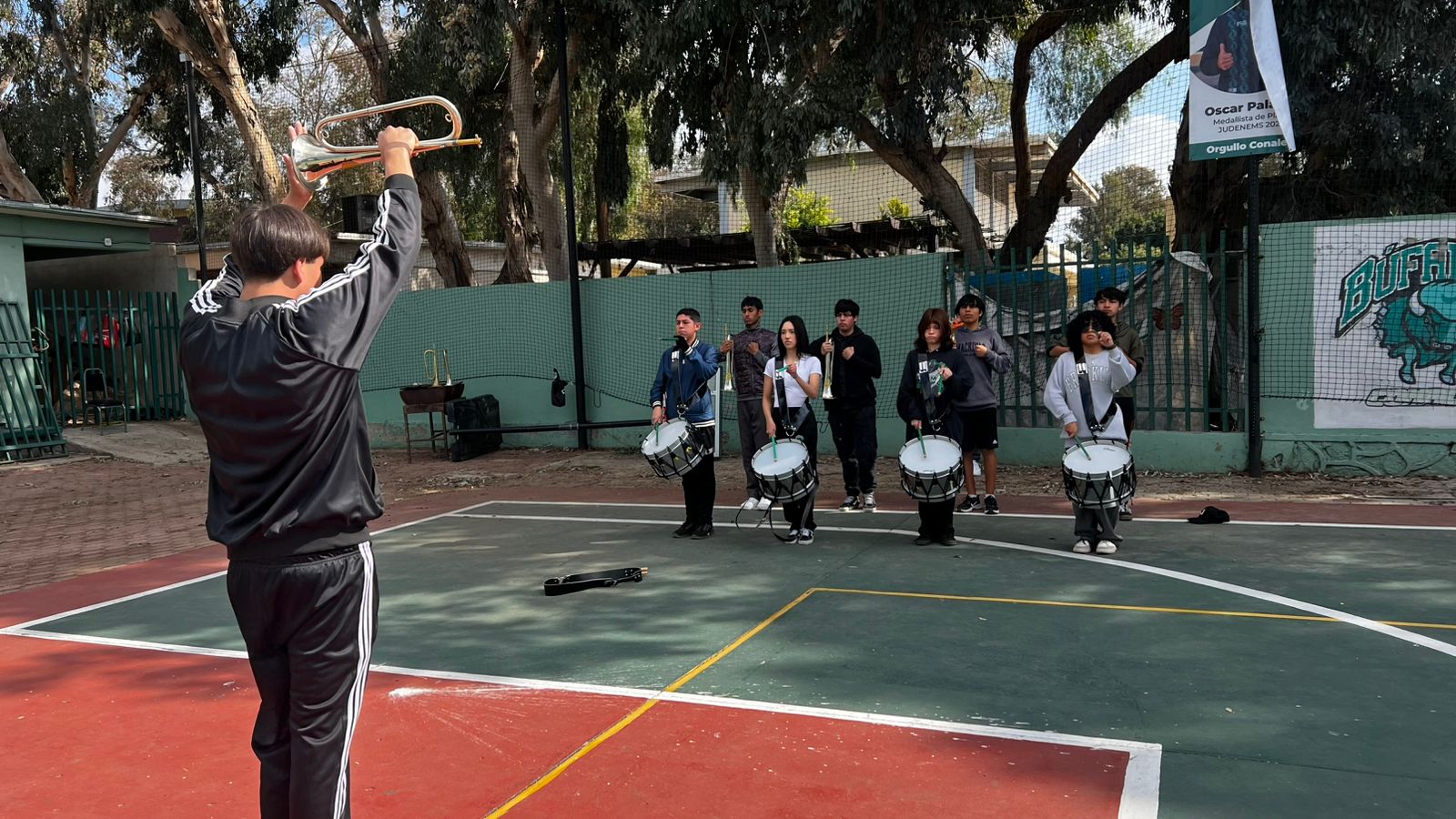 Se Conforma Banda De Guerra En Conalep Plantel Tijuana Ii Uniradio