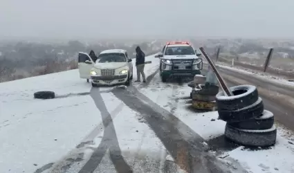 Nevadas en carreteras