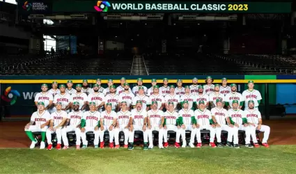 Foto oficial de la Seleccin Mexicana de Beisbol que participa en el Clsico Mun