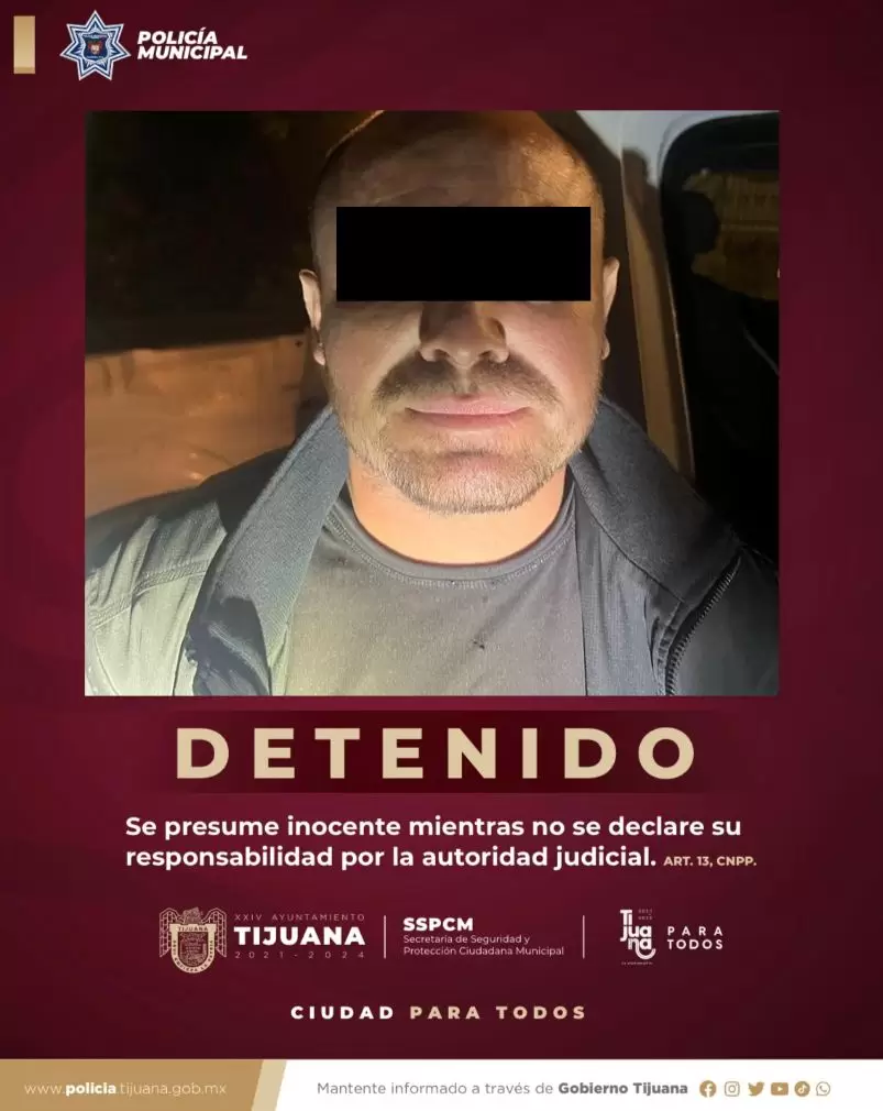 Detenido con arma de fuego