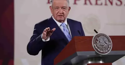 Andrs Manuel Lpez Obrador durante su conferencia matutina