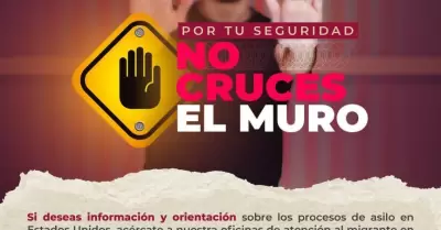 No cruces el muro