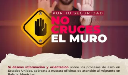 No cruces el muro