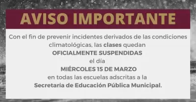 Suspensin de clases