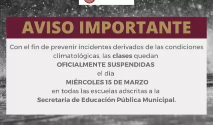 Suspensin de clases