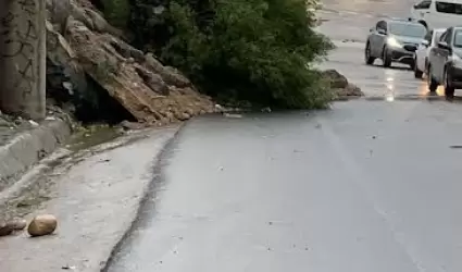 Derrumbe de Talud en Loma Bonita