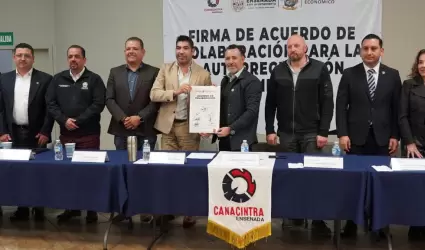 Firma de acuerdo de colaboracin