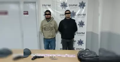 Detenidos con arma de fuego