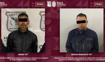 Arresto de 2 personas con rdenes de aprehensin