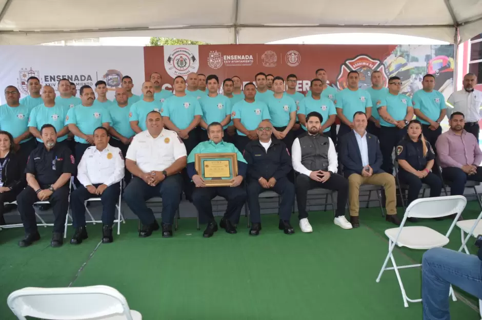 II generacin de cadetes bomberos Ensenada