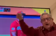 AMLO y su emotivo festejo tras el triunfo de Mxico en el Clsico Mundial de Beisbol