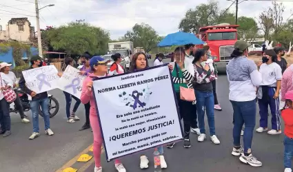 Vecinos y amigos de Norma Lizbeth, exigen justicia