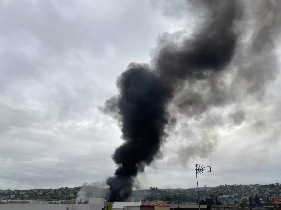 Incendio de recicladora