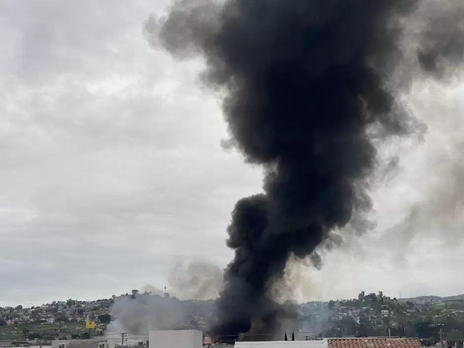 Incendio de recicladora