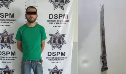 Detenido con arma prohibida