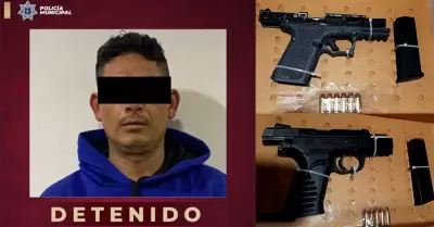 Detenido con armas