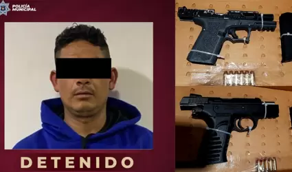 Detenido con armas