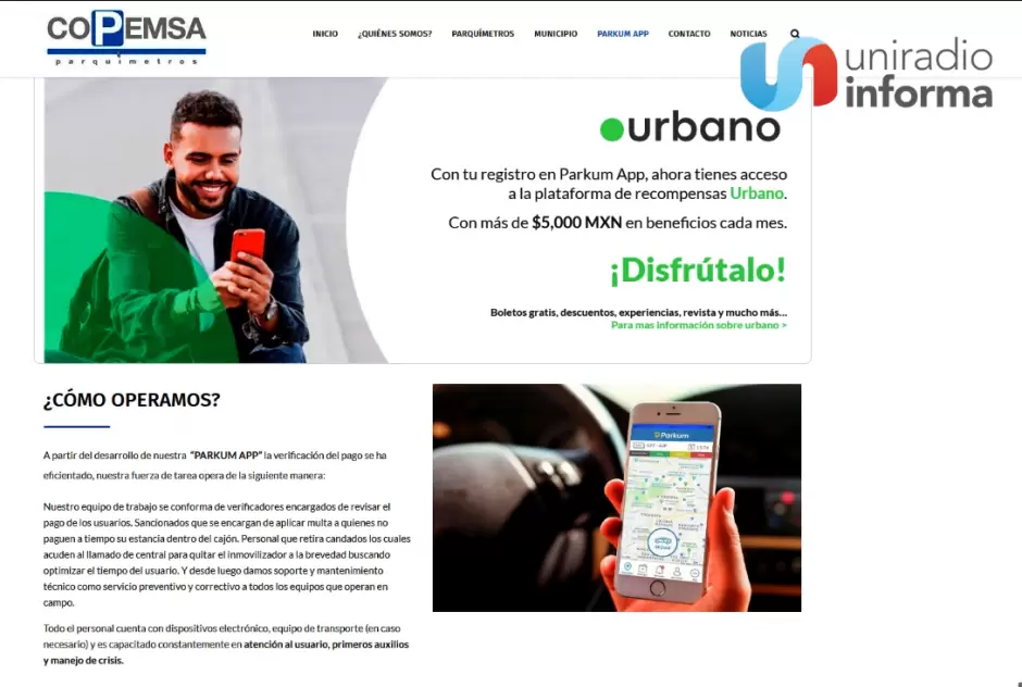 Concesionaria de estacion�metros cobra unilateralmente con App Digital