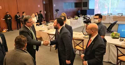 Ricardo Iv�n Carpio S�nchez y canciller Marcelo Ebrard