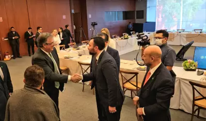 Ricardo Iv�n Carpio S�nchez y canciller Marcelo Ebrard