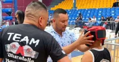 El pugilista Carlos Jim�nez alias "Carlitos Jr"