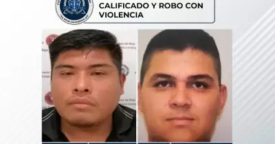 Imputados por robo calificado y con violencia