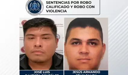 Imputados por robo calificado y con violencia