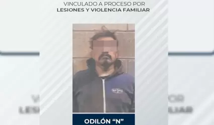 Detenido por violencia familiar