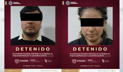 Pareja detenida