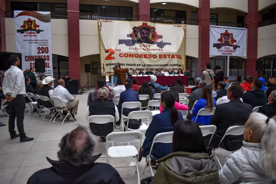 Segundo Congreso Estatal de la Coordinadora Nacional Plan de Ayala en Baja California