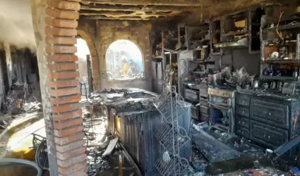 Casa con da�os totales