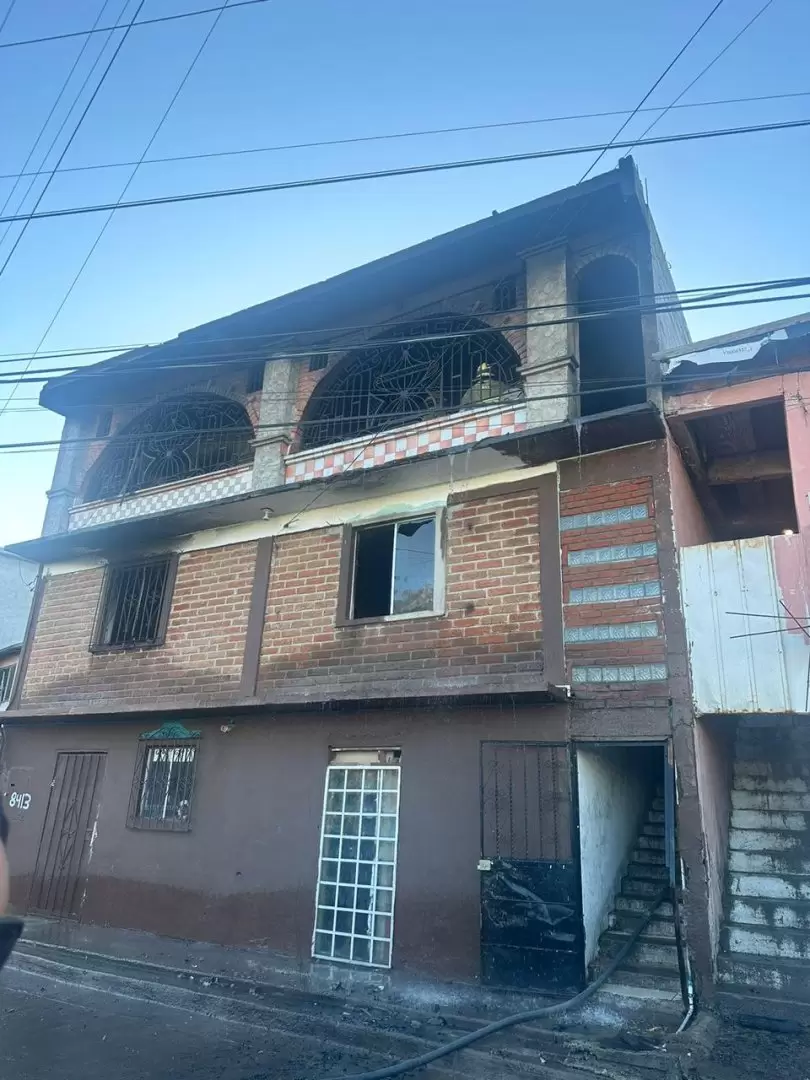 Vivienda incendiada en Camino Verde