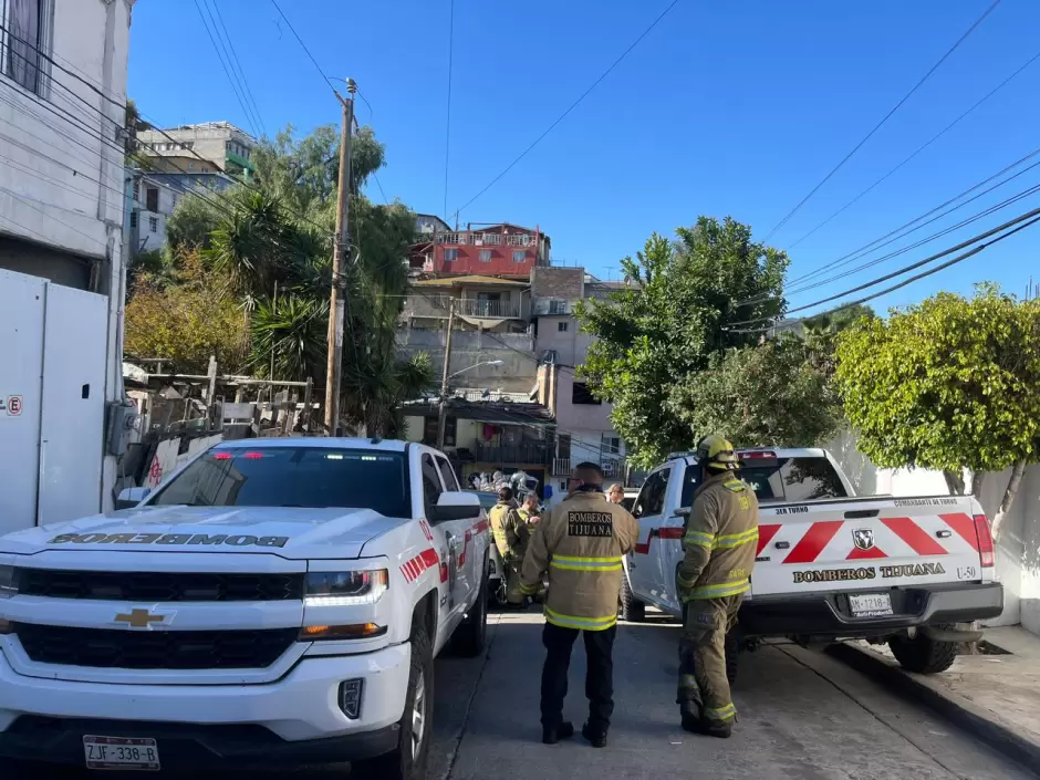 Vivienda incendiada en Camino Verde