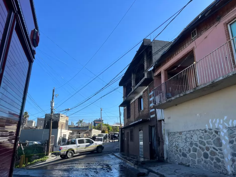 Vivienda incendiada en Camino Verde