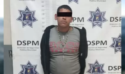 Responsable por robos con violencia a domicilios.