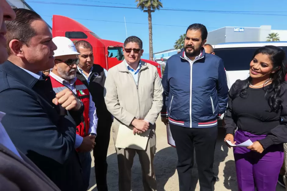 Obra de reconstruccin de calle 12 en Mesa de Otay