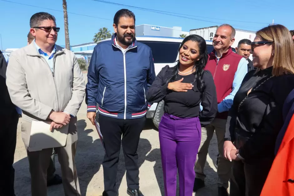 Obra de reconstruccin de calle 12 en Mesa de Otay