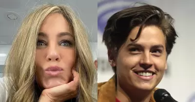 Jennifer Aniston y Cole Sprouse trabajaron juntos en "Friends".