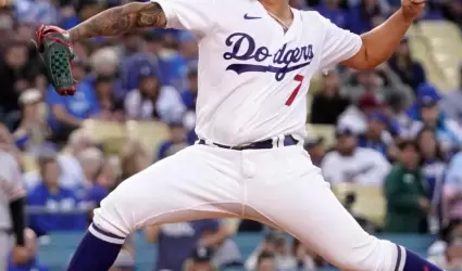 Julio Uras, pitcher de los Dodgers