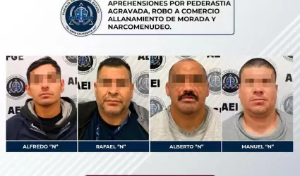 Detenidos por diversos delitos