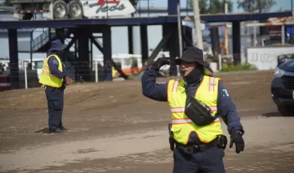 Operativo vial en el tramo Chapultepec-Maneadero