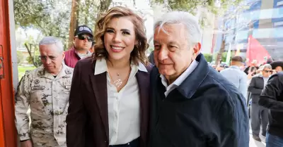 Marina del Pilar y AMLO