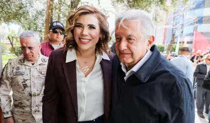 Marina del Pilar y AMLO