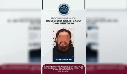 Detenido por homicidio