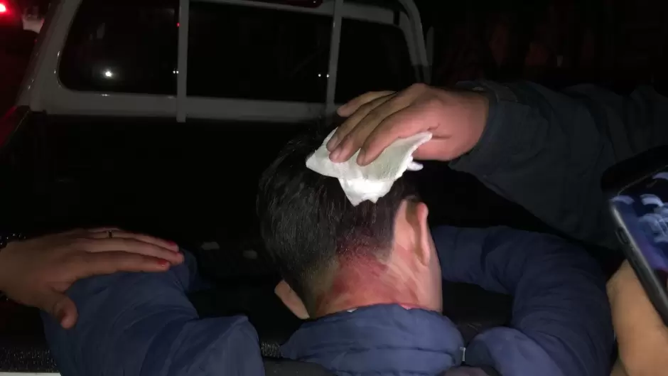 Lesionado en la fiesta clandestina